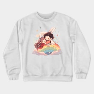 girl and boy Crewneck Sweatshirt